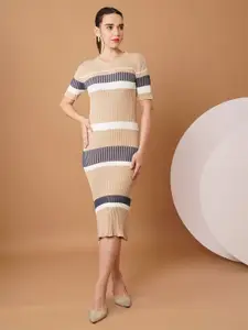 Chemistry Women Striped A-Line Dress