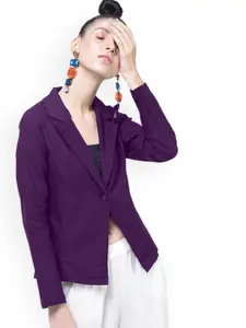 Moda Rapido Single Breasted Lapel Collar Blazer