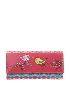 ShopMantra Women Floral Printed Three Fold Wallet