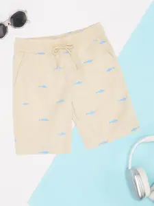 Pantaloons Junior Boys Conversational Printed Cotton Regular Shorts