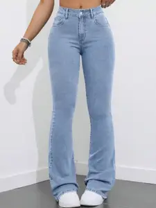 DressBerry Women Comfort Bootcut Mid-Rise Stretchable Jeans