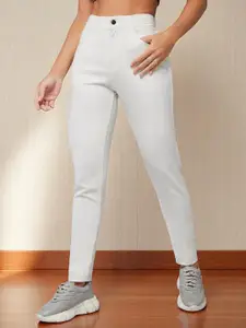 DOLCE CRUDO Mirror Truth Women Skinny Fit Mid-Rise Light Fade Cotton Stretchable Jeans