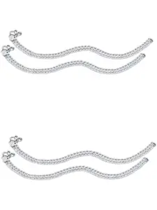 Heer Collection Silver-Plated Anklet
