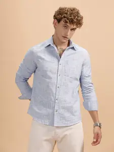 WROGN Spread Collar Comfort Cotton Casual Shirt