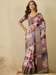 Saree mall Organza Sungudi Sarees