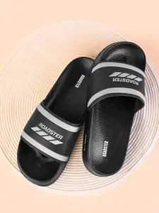 The Roadster Lifestyle Co Men Brand Logo Printed Casual Sliders