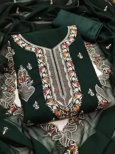 HMP Fashion Embroidered Unstitched Dress Material