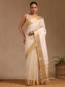 Soch Zari Silk Blend Tussar Saree