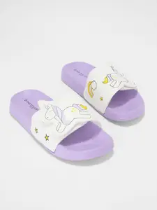 Pantaloons Junior Girls Rubber Sliders