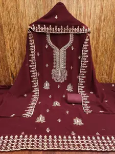 HMP Fashion Embroidered Unstitched Dress Material