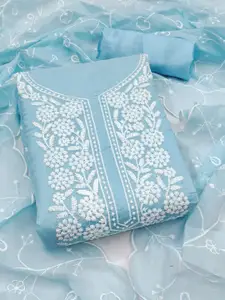 HMP Fashion Embroidered Unstitched Dress Material