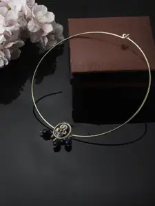 DUGRISTYLE Neel Garaj Haar Gold-Plated Kundan Studded Necklace