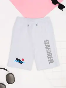 Pantaloons Junior Boys Graphic Printed Mid-Rise Regular Fit Shorts