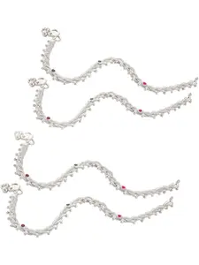 Heer Collection Silver-Plated Anklet