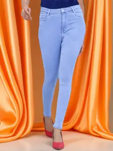 DressBerry Women Pixie Skinny Fit High Rise Clean Look Stretchable Jeans