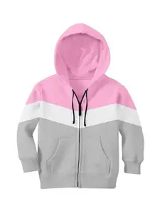 FUNKY MONKEY Girls Colourblocked Sweatshirt