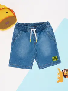 Pantaloons Junior Boys Regular Fit Mid-Rise Casual Denim Shorts