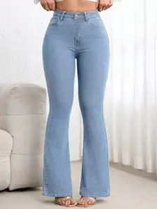 DressBerry Women Comfort Bootcut Mid-Rise Stretchable Cotton Jeans