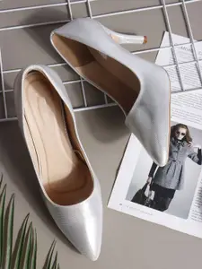 THE WHITE POLE Women Casual Slim Heel Pumps