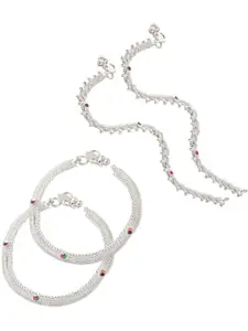 Heer Collection Silver-Plated Anklet