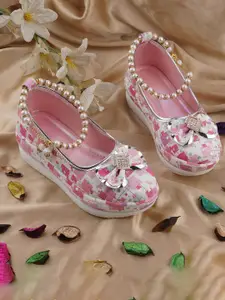 LMG Lifestyle Girls Embellished Flatform Heels