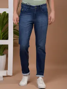 Canary London Men Smart Slim Fit Low-Rise Light Fade Printed Stretchable Jeans