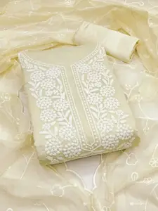 HMP Fashion Embroidered Unstitched Dress Material