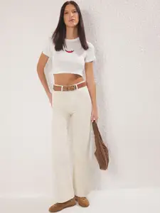 Trendyol Women Mid-Rise Clean Look Bootcut Jeans