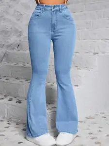 BAESD Women Comfort Bootcut Mid-Rise Stretchable Jeans