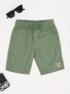 Pantaloons Junior Boy's Mid Rise Cotton Above Knee Shorts