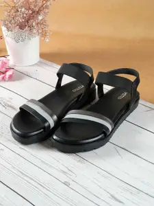 Metro Women Backstrap Open Toe Flats