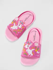 Pantaloons Junior Girls Rubber Sliders