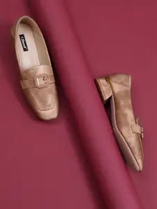 Sherrif Shoes Women Embellished Block Heel