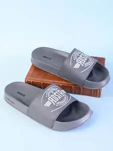 The Roadster Lifestyle Co Men Printed Slip-On Casual Sliders