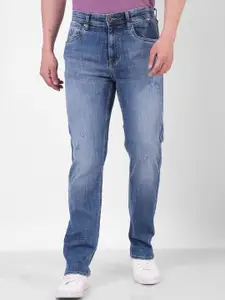 Numero Uno Men Slim Fit Mid-Rise Heavy Fade Stretchable Jeans