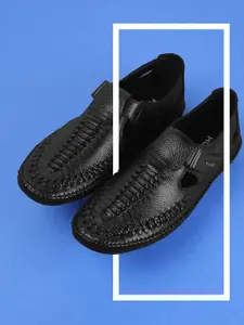 Mochi Men Leather Shoe-Style Sandals