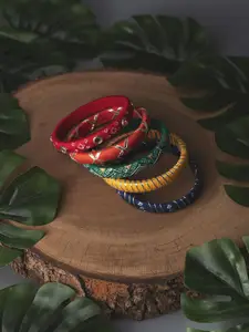 Taasha Craft Set Of 5 threads  Bangles