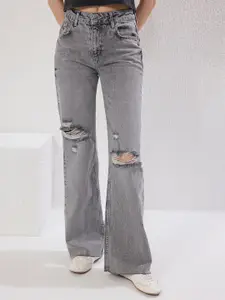 Trendyol Women Regular Fit Mid-Rise Heavy Fade Jeans