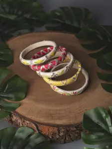 Taasha Craft Set Of 5 Threads Bangles