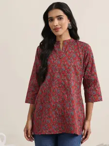 Libas Printed Boat Neck Kurti