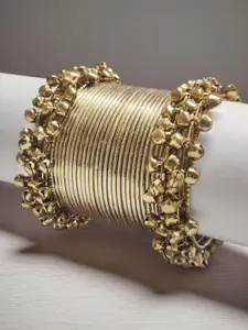 OOMPH Set Of 28 Ghungroo & Shimmer Bangles