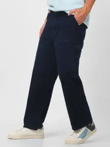 Urbano Fashion Men Dark Grey Slim Fit Stretchable  Jeans