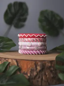 Taasha Craft Set Of 5 Threads Bangles