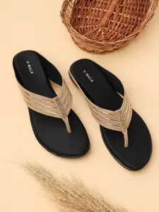 V-WALK Embellished Strap Stylish & Comfortable Flats