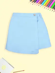 KiddoPanti Girls Cotton Regular Fit Shorts
