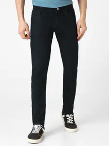 Urbano Fashion Men Dark Green Slim Fit Stretchable Jeans