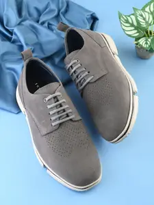 INVICTUS Men Suede Lace-Ups Derbys