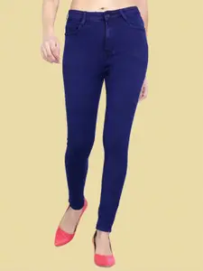 DressBerry Women Pixie Skinny Fit High Rise Clean Look Stretchable Jeans