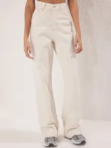 Trendyol Women Regular Fit Mid-Rise Clean Look Non Stretchable Jeans