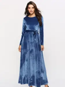 bebe Women Abstract Print A-Line Midi Dress